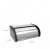 Caixa Po Inox Preto 36X24X15cm