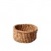 Cesto Vime Redondo Bege 26X10cm