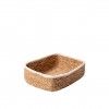 Cesto Vime Retangular Bege 22X27X8.5cm