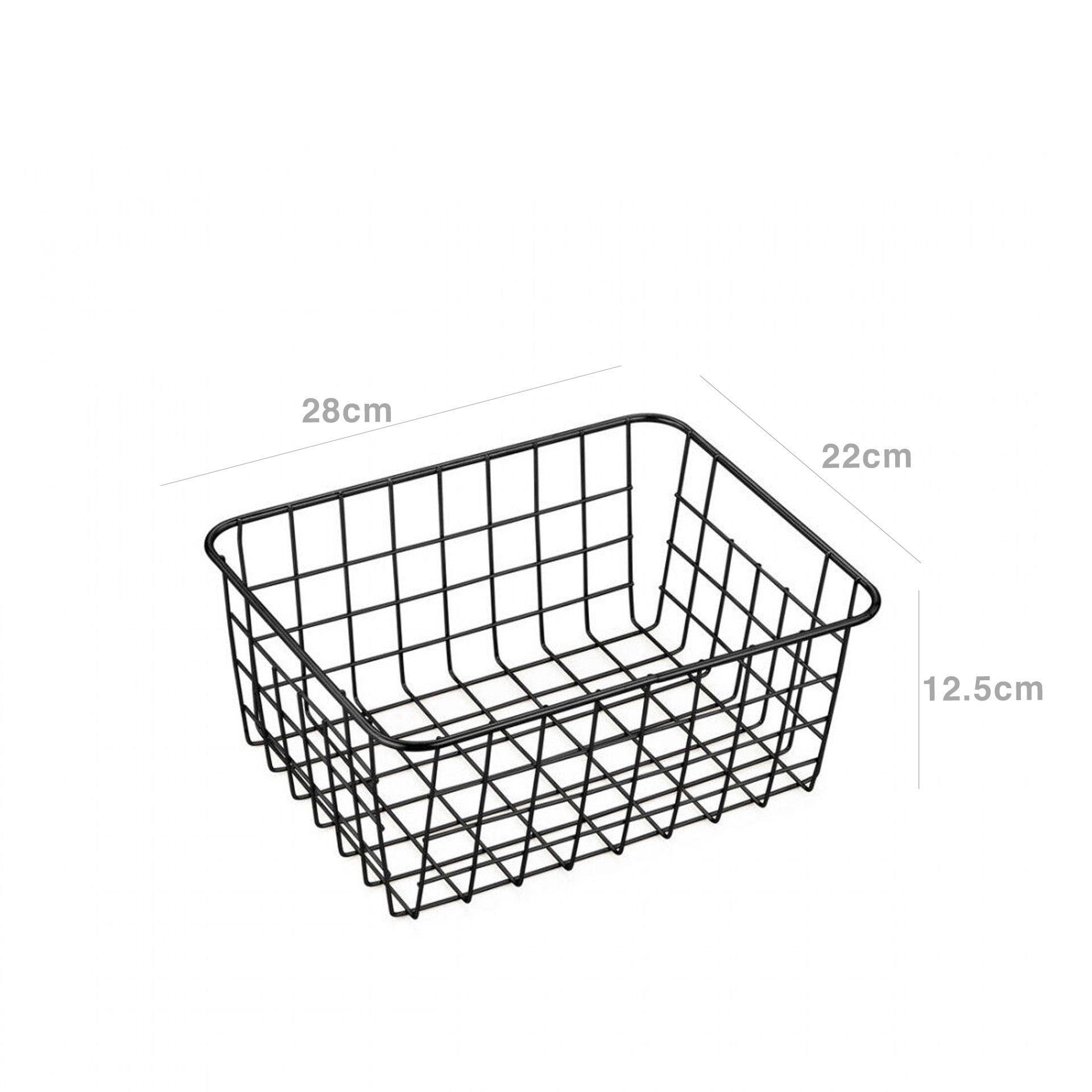 Cesto Organizador Metal 28X22X12.5cm