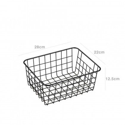 Cesto Organizador Metal 28X22X12.5cm