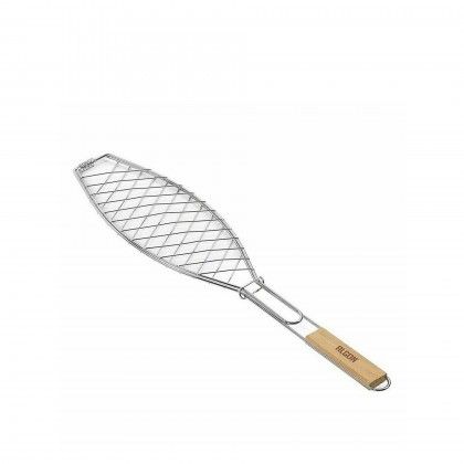 Grelha Churrasco Peixe Oval 40X15cm Grelha Churrasco Peixe Oval 40X15cm