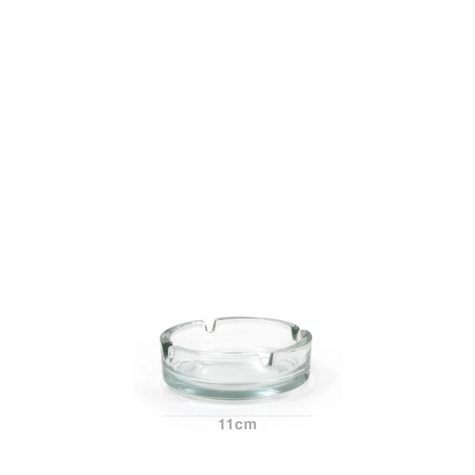 Cinzeiro Vidro Keyf Redondo 11cm