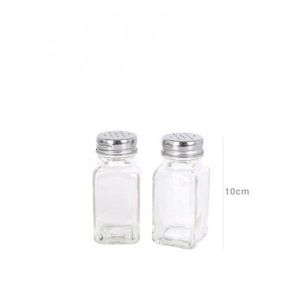 Frasco Saleiro / Pimenteiro 8.5X4.5X10cm Pack 2