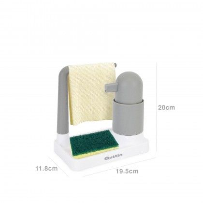 Suporte Esfrego + Doseador Plstico 19.5X11.8X20cm