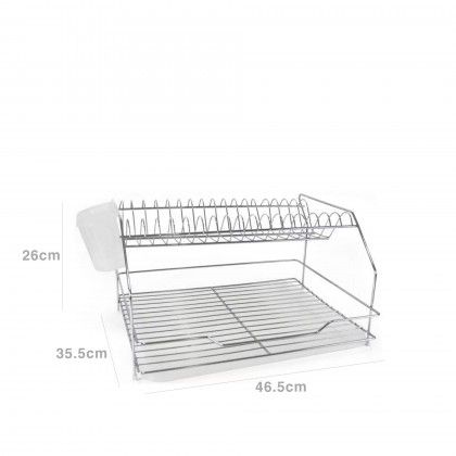 Escorredor Pratos Metal 46.5X35.5X26cm