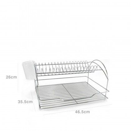 Escorredor Pratos Metal 46.5X35.5X26cm