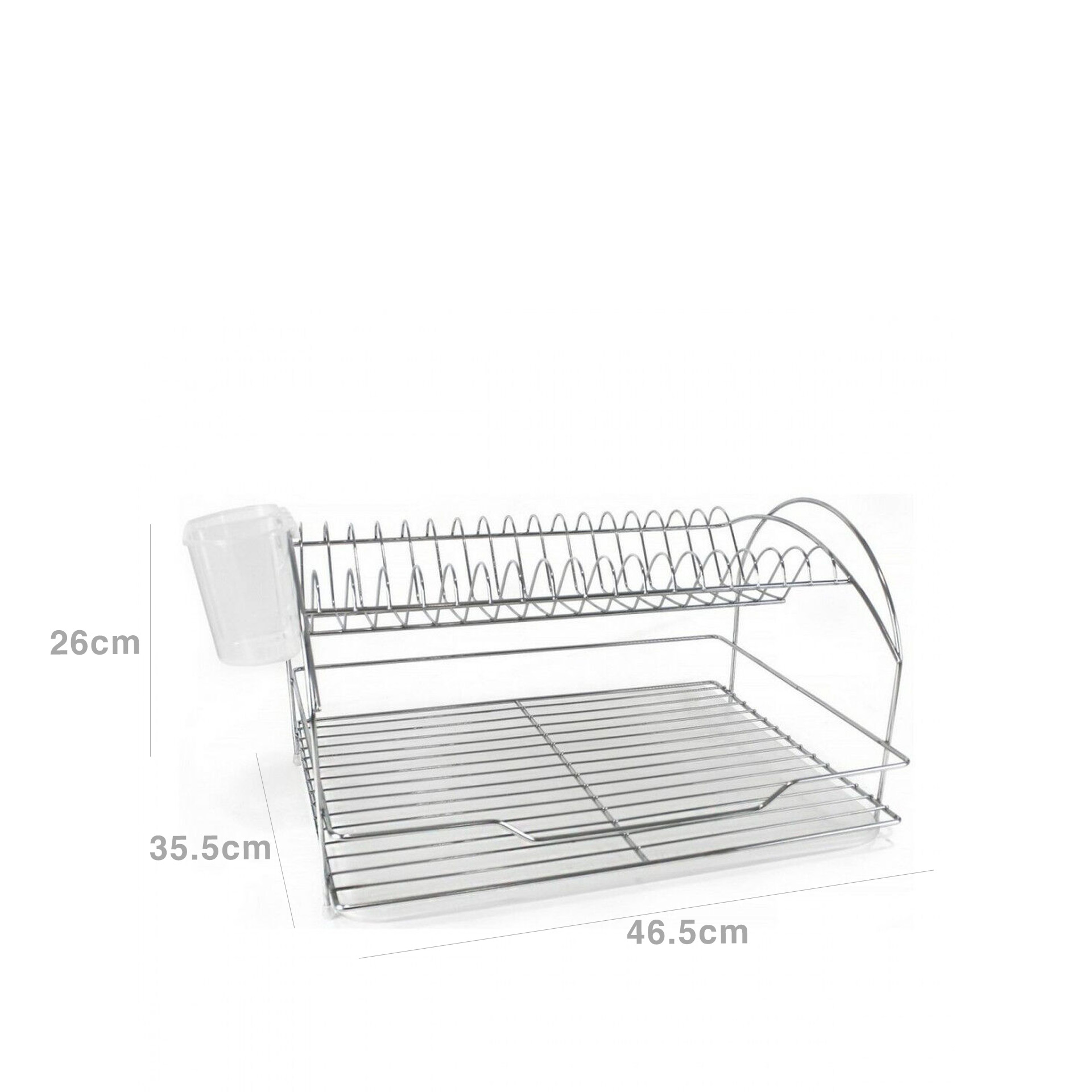 Escorredor Pratos Metal 46.5X35.5X26cm