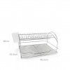Escorredor Pratos Metal 46.5X35.5X26cm