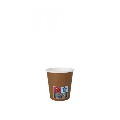 Copo Carto Caf Castanho 80ml Pack 50