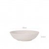 Saladeira Melamina Ivory Oval 25X6.5cm