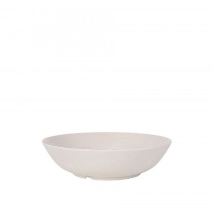 Saladeira Melamina Ivory Oval 25X6.5cm