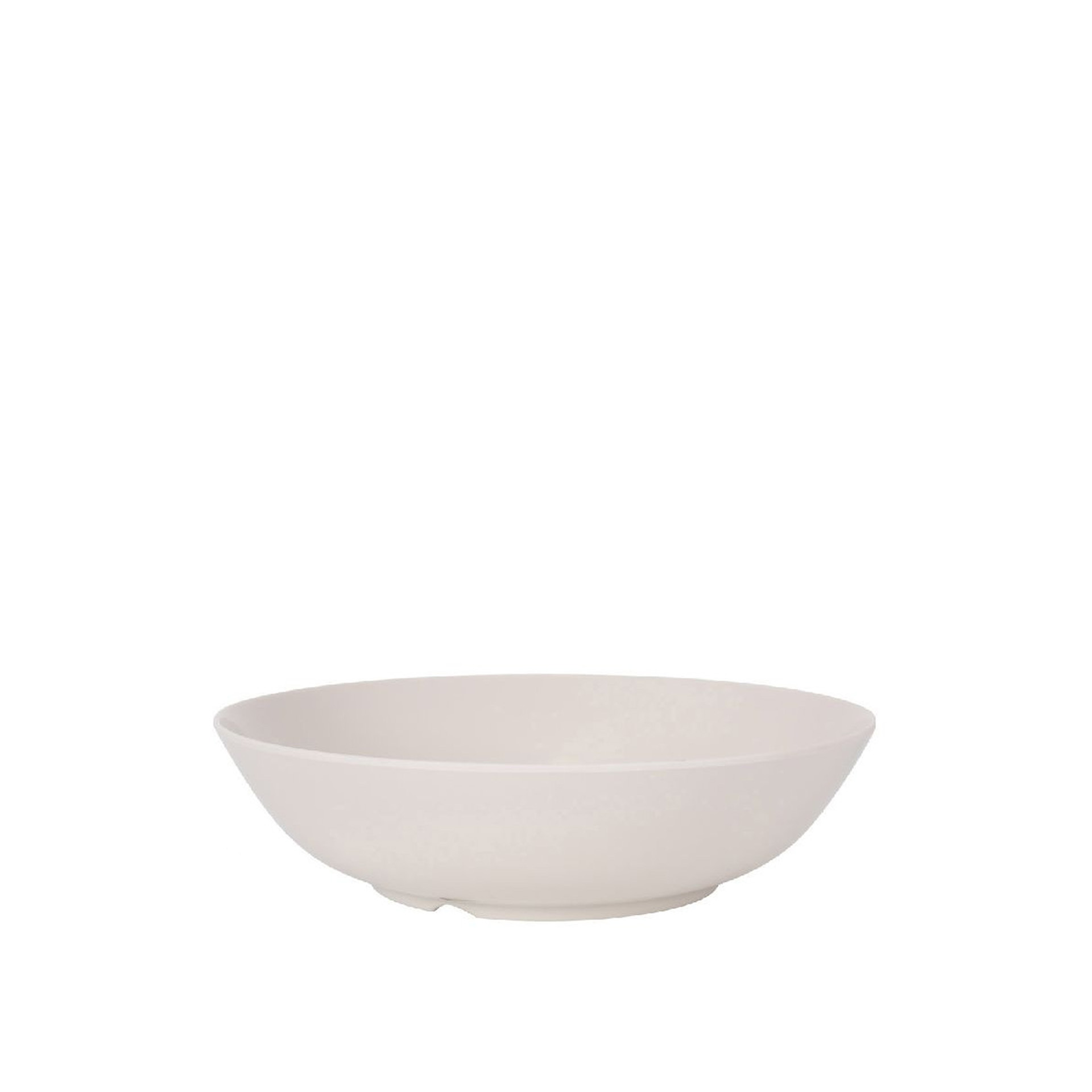 Saladeira Melamina Ivory Oval 25X6.5cm