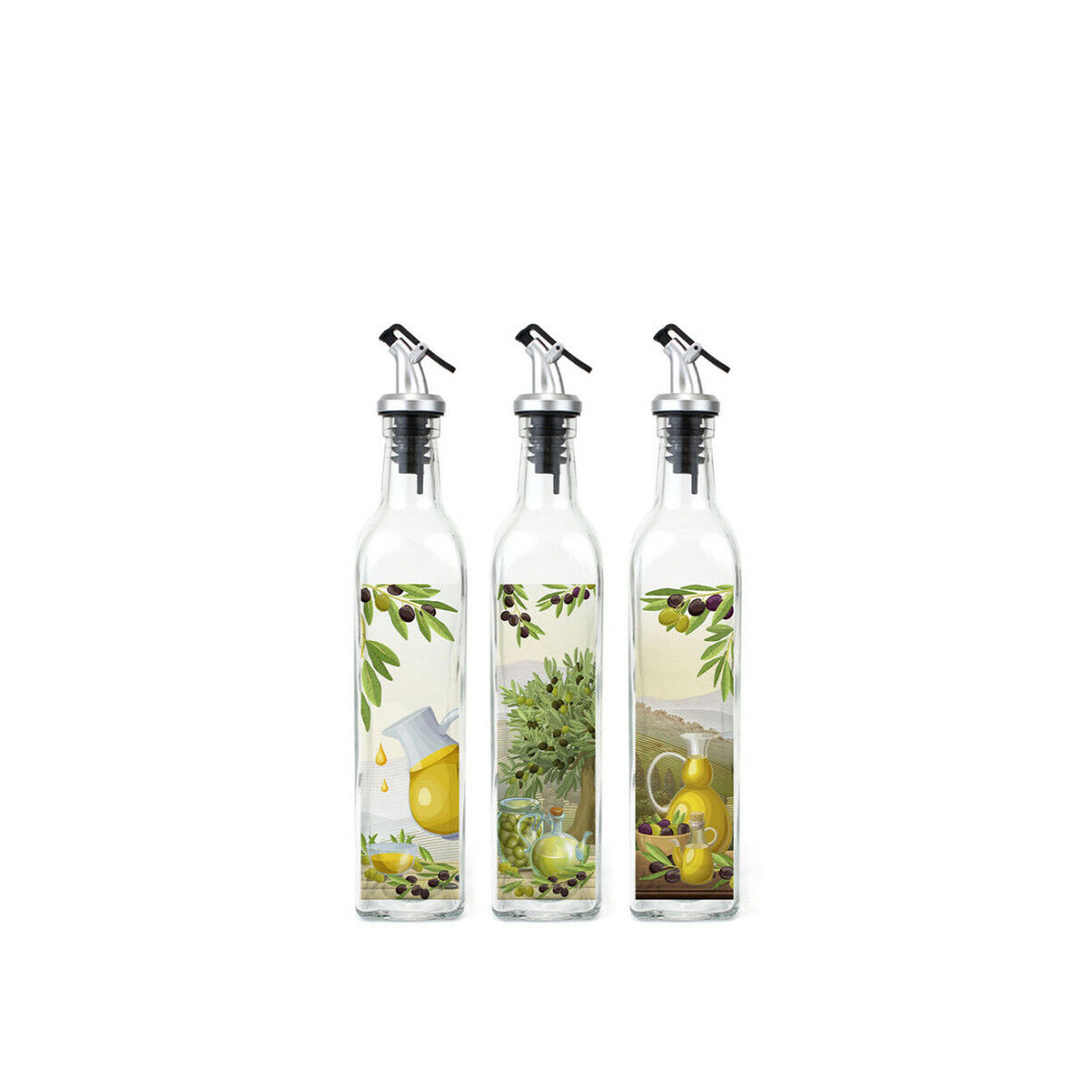 Galheteiro Vidro Tampa Abs 750ml 6.6X34cm