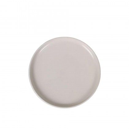 Prato Raso Ivory Branco 27cm