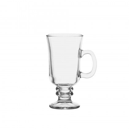Caneca com P Vidro 230ml 10X7.5X14.2cm Pack 2