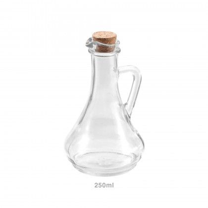 Galheteiro Vidro Tampa Cortia 260ml