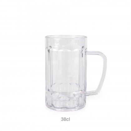 Jarro Cerveja Poliestireno 380ml Pack 6 Jarro Cerveja Poliestireno 380ml Pack 6