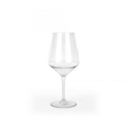 Copo Vinho Poliestireno Reutilizvel 530ml 6.5X9X21.5cm Pack 6