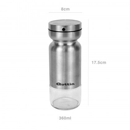 Galheteiro Inox Redondo 360ml 8X6.5X17.5cm