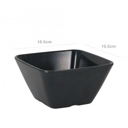Taa Melamina Redonda Preto 10.5cm