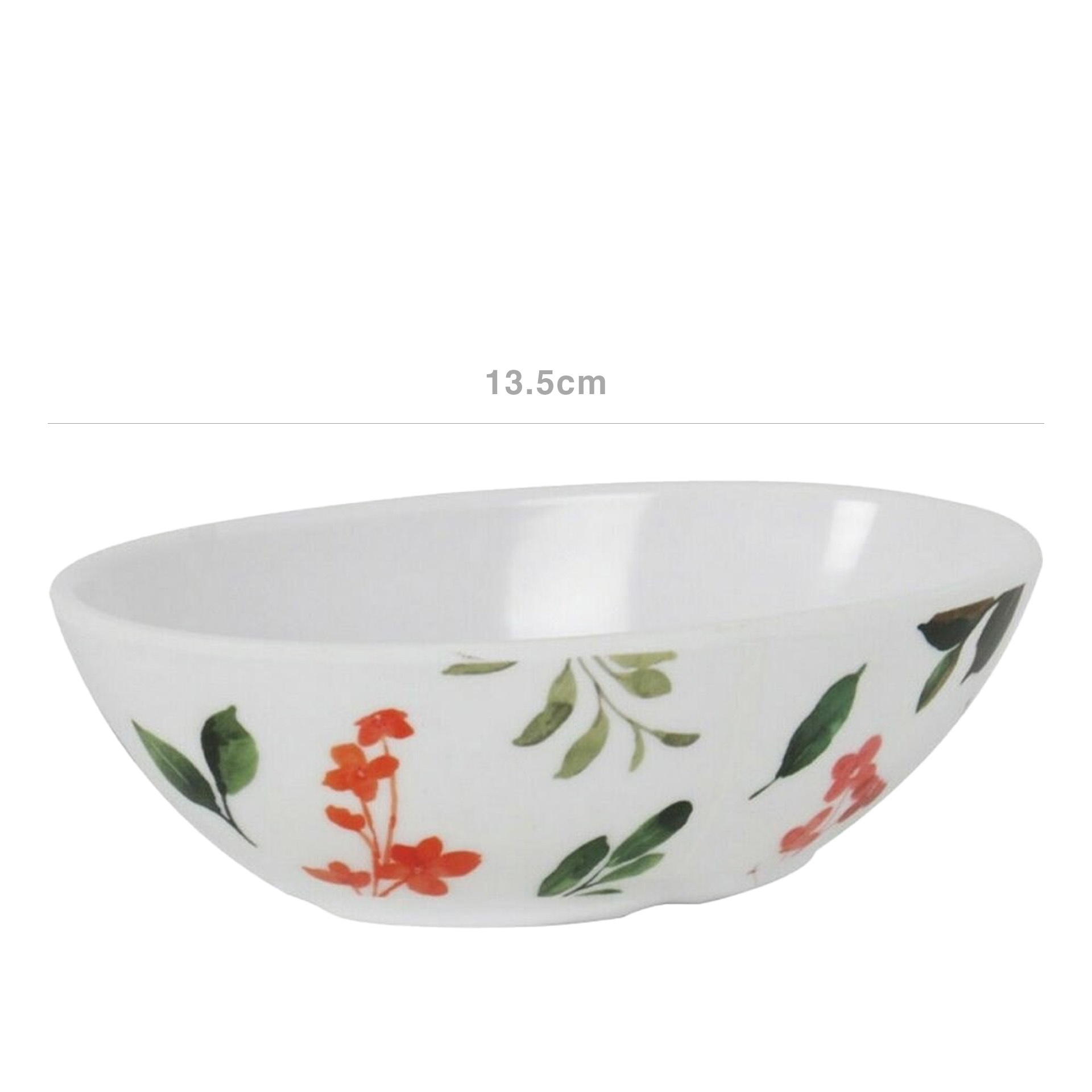 Taça Melamina Petunia Oval 13.5cm