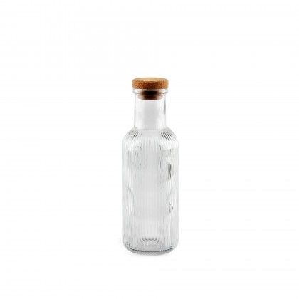 Garrafa Vidro Tampa Cortia Redonda 1000ml 8.7X27.8cm