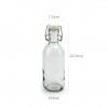 Garrafa Vidro Tampa Mola Redonda 500ml 7.5X22.9cm