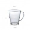 Caneca Vidro Cosy 350ml 8.6X10.5cm Pack 6