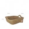 Cesto Vime com Asas Retangular 25X20X8cm