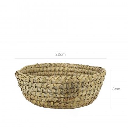 Cesto Vime Redondo 22X8cm