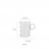 Chvena Caf Vidro Parker 85ml 7.5X5.3X7cm Pack 3