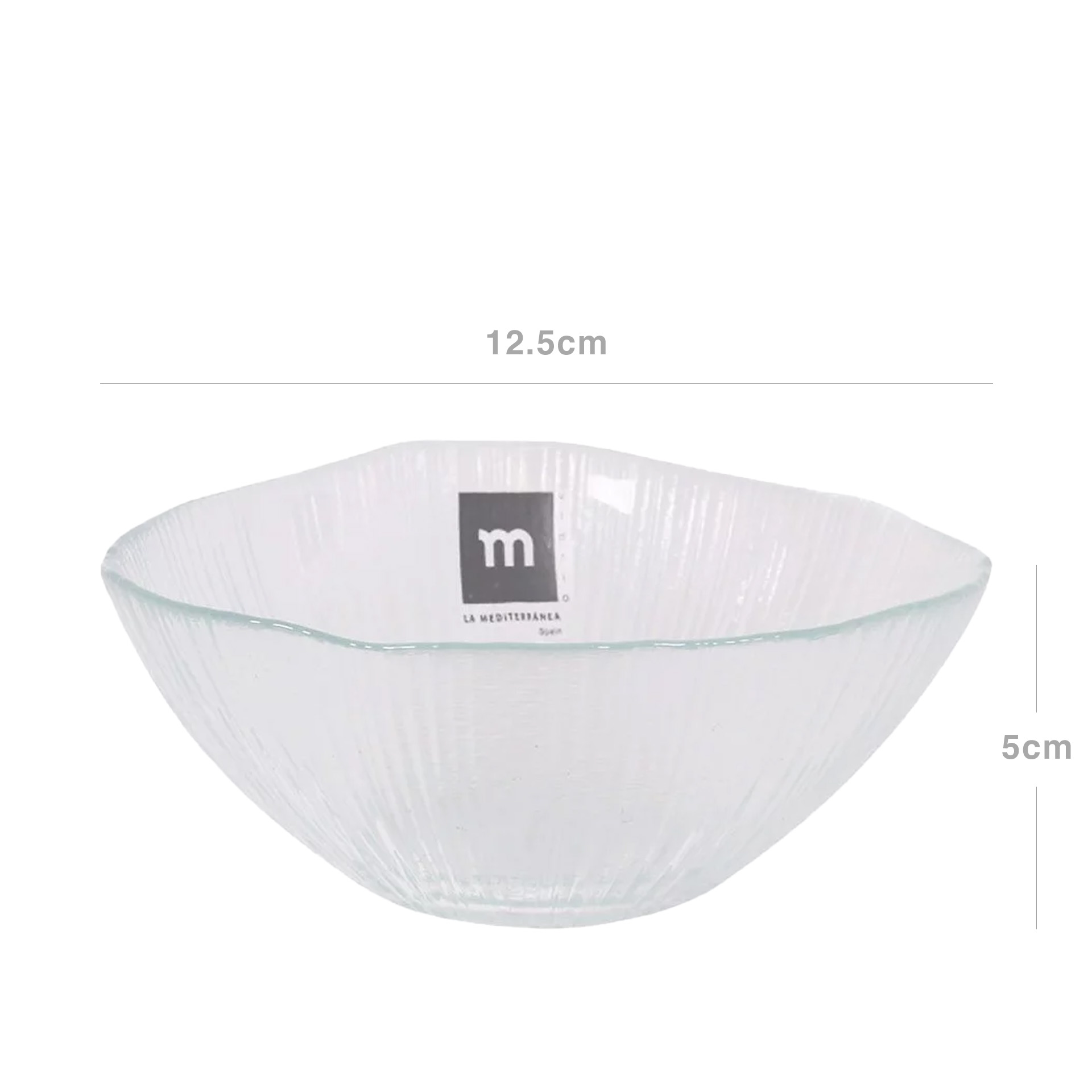 Taça Vidro Snack Redonda 12.5X5cm