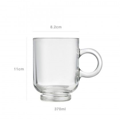 Ch�vena Caf� Sentido 370ml 8.2X12.5X11cm Pack 6