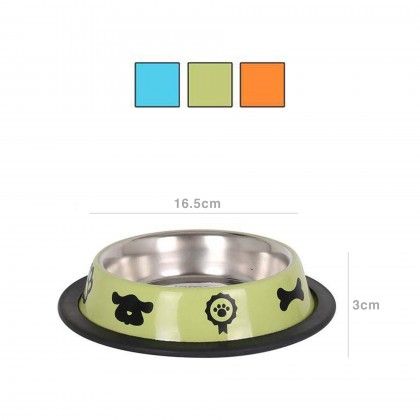 Comedouro Animal Redondo Colorido 16.5X3cm Comedouro Animal Redondo Colorido 16.5X3cm