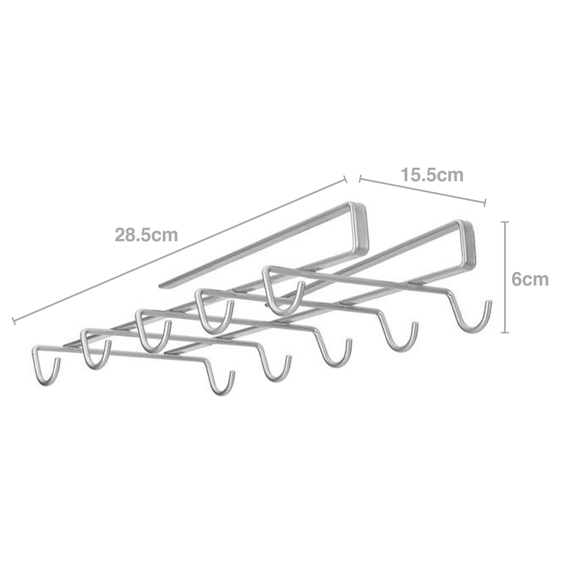 Cabide Cozinha para Estante 28.5X15.5X6cm