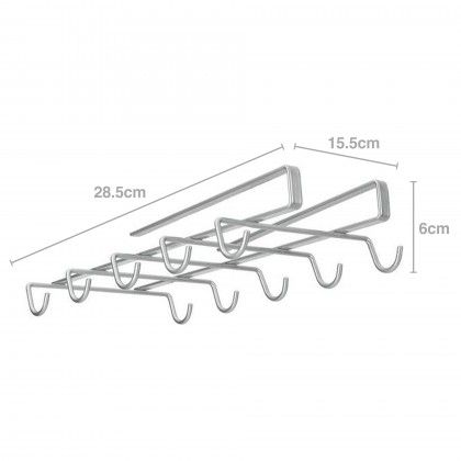 Cabide Cozinha para Estante 28.5X15.5X6cm