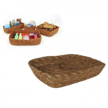 Cesto Vime Organizador Multiusos 24X16X5cm