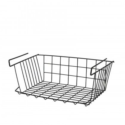 Cesto para Estante Cozinha 43X24.4X18.5cm Preto