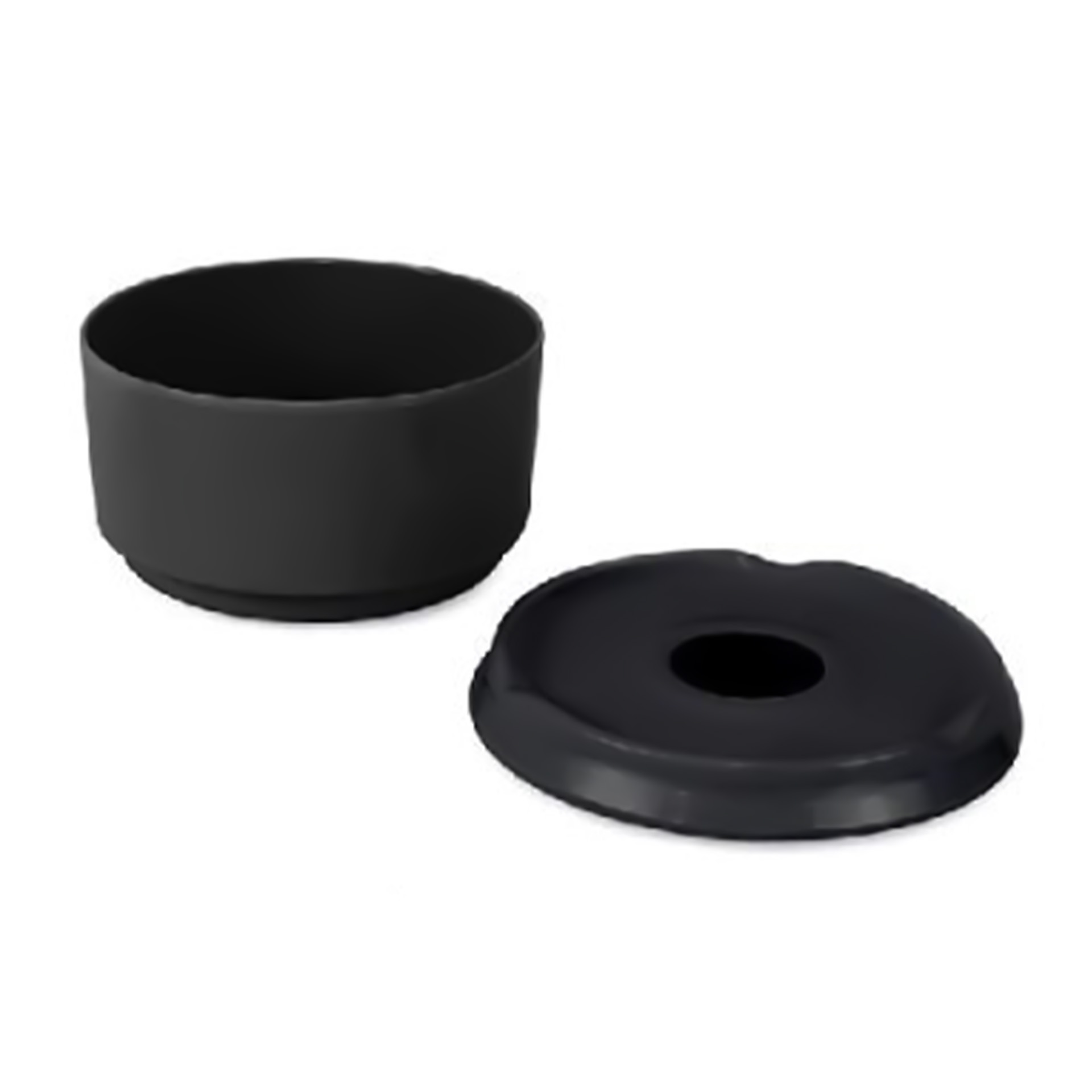 Cinzeiro Água Melanina Preto 9cm