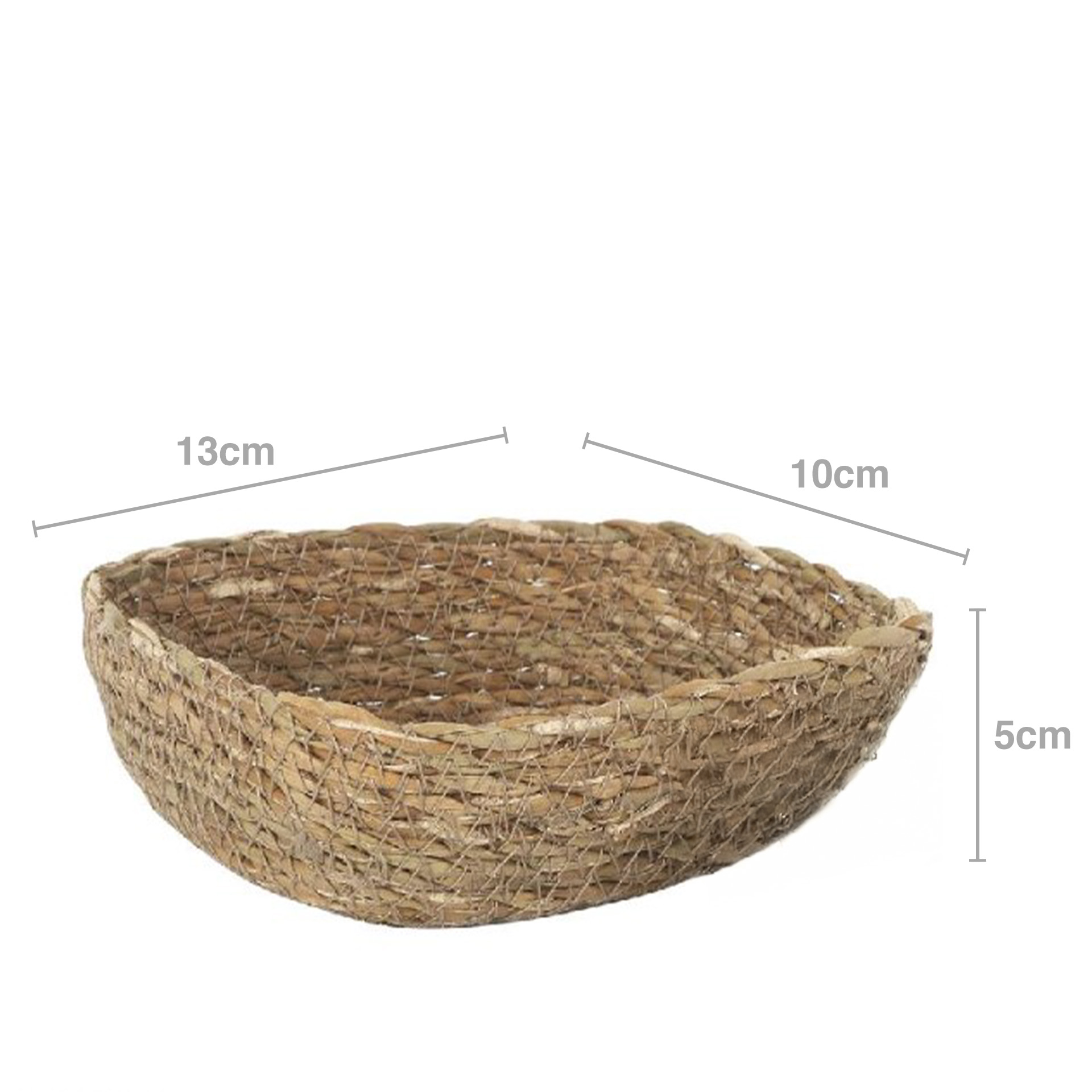 Cesto Vime Organizador Multiusos 13X10X5cm