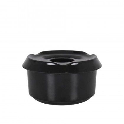 Cinzeiro gua Melanina Preto 9cm