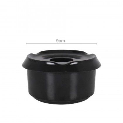 Cinzeiro gua Melanina Preto 9cm