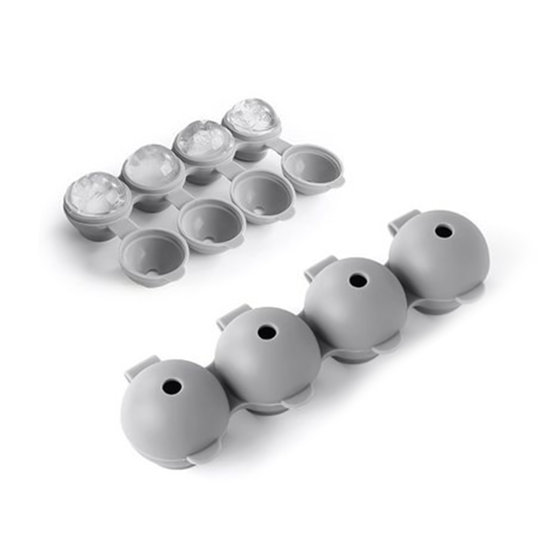 Cuvete Gelo Silicone Flex 4 Bolas 22X7X5cm