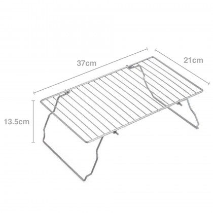 Estante Dobrvel Cozinha Cinzento 37X21X13.5cm