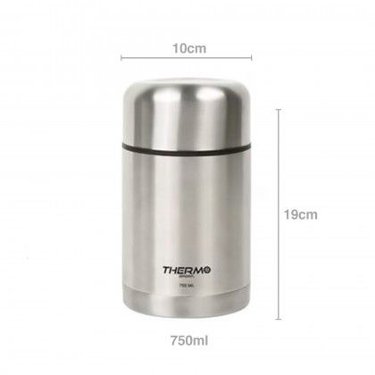 Termo Slidos Inox Thermosport 750ml 10X19cm