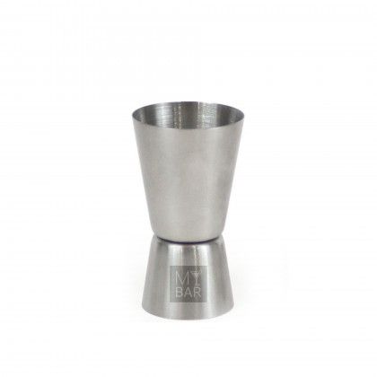 Medidor Duplo Inox 15/30ml 7cm
