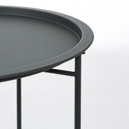 Mesa Apoio Metal Redonda 46.8X50cm
