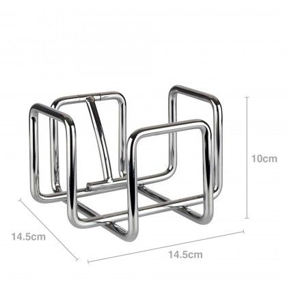 Suporte Guardanapos Metal Hero 14.5X10cm Suporte Guardanapos Metal Hero 14.5X10cm