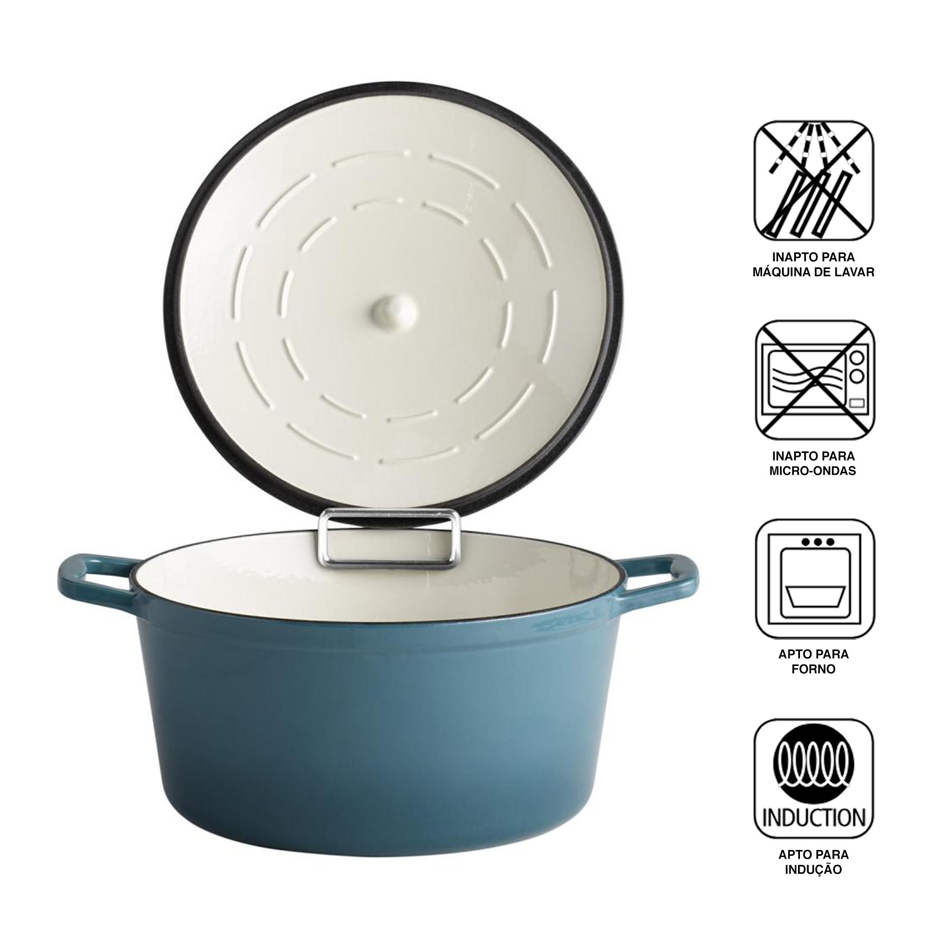 Caçarola Ferro Fundido 5 Stars 6L 28X13cm